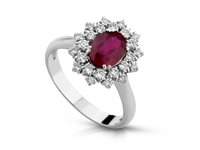 Anneau PG Gioielli Femme Jolie in Or blanc Rubino 1.62 Ct ANJOLIE/3R - ANJOLIE/3R